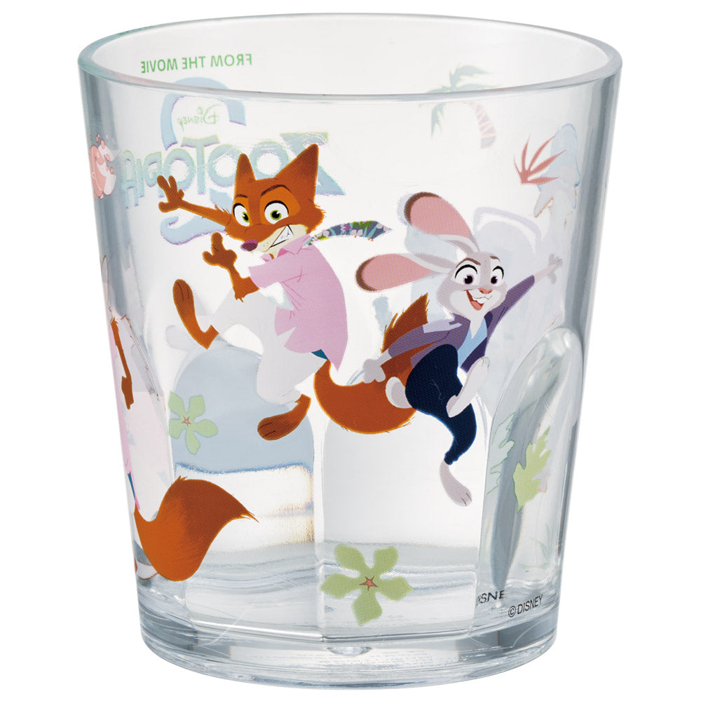 Zootopia 2 Acrylic Tumbler 280 ml – Transparent Kids' Tumbler with Nick & Judy Design, Shatterproof
