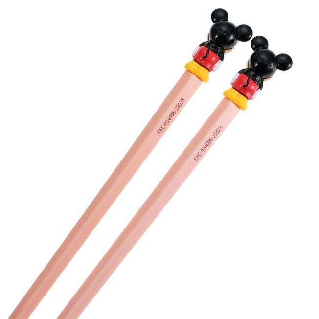 Disney Store - Mickey Essstäbchen mit Anhänger - Tischgeschirr Japan Disney Store