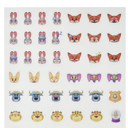 Zootopia Mini Icon Style Aufkleber Japan Disney Store
