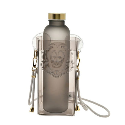 Disney Store - Mickey Flaschenhülle mit Trageriemen Clear Color - Trinkbehälter Japan Disney Store