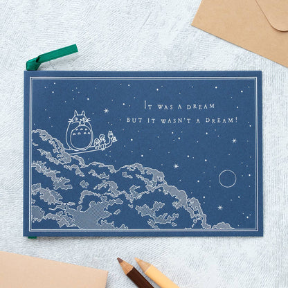 Mein Nachbar Totoro Nachthimmel Grußkarte Studio Ghibli
