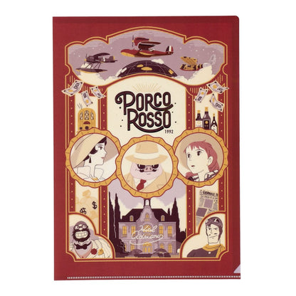 Porco Rosso Transparenter Retro-Rahmen Studio Ghibli