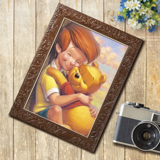 Disney Store - Winnie the Pooh 108 Piece Puzzle "Christopher Robin &amp; Pooh" Best Friends Series - Puzzle