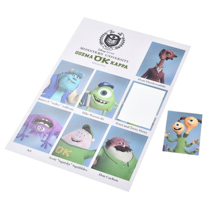 Monster University Siegel Abschlussalbum Sticker Collection Japan Disney Store