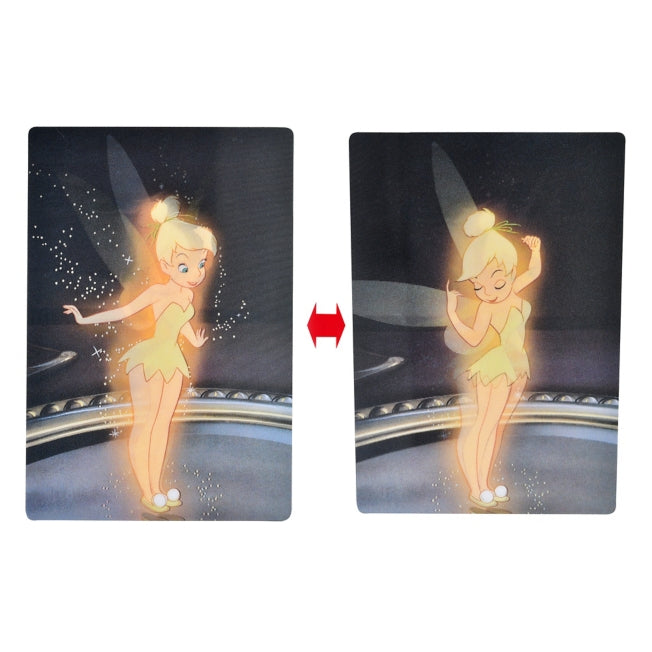 Tinkerbell Postkarte über dem Spiegel Lenticular Japan Disney Store