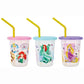Prinzessin Trinkbecher mit Strohhalm [230ml] 3er Set Japan Disney Store