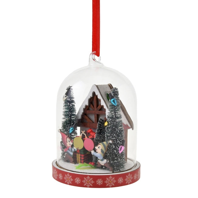 Chip & Dale Ornament mit Beleuchtung Disney Weihnachten Japan Disney Store