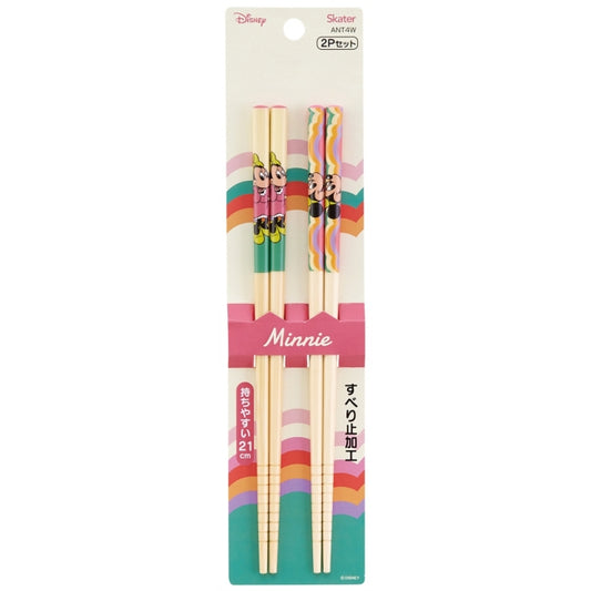 Bambusstäbchen 21cm (2er Pack) Retro/Minnie Maus