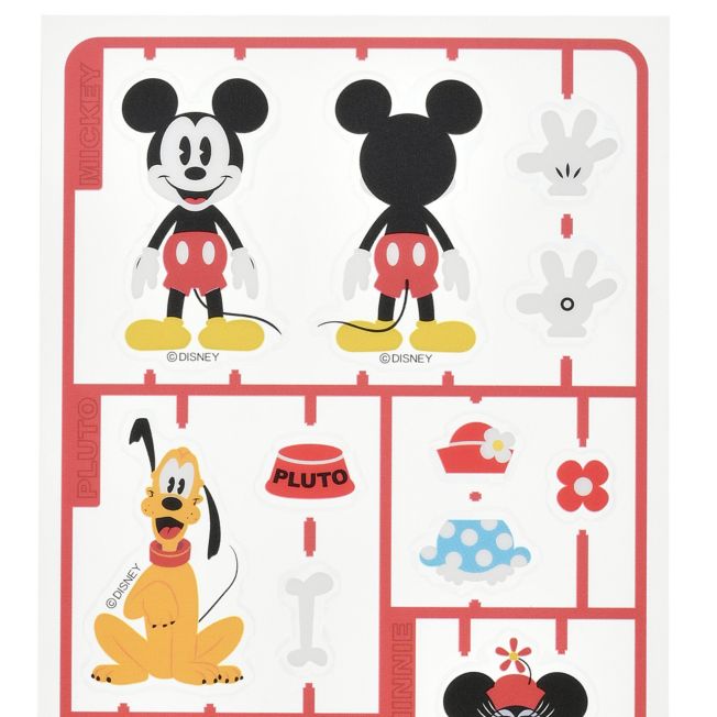 Mickey, Minnie, Pluto Aufkleber Japan Disney Store