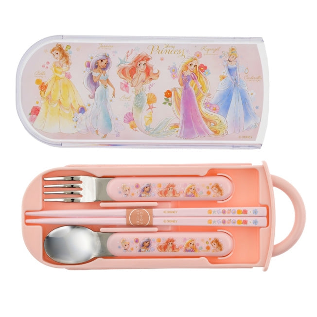 Disney Store - Disney Princess Essstäbchen Set Trio Besteckmotiv - Küchenaccessoire Japan Disney Store