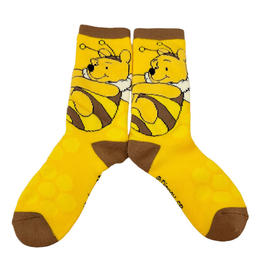 Winnie Puuh Kuschelsocken Honig Design 36-39