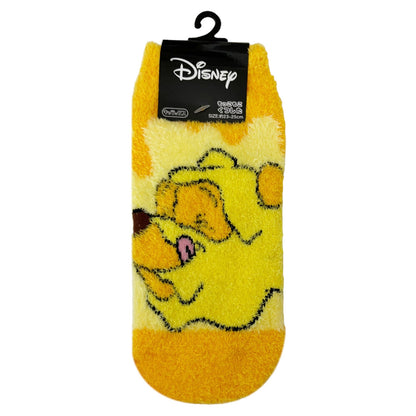 Winnie the Pooh cuddly socks, honey yellow, for autumn &amp; winter, sizes 36-39