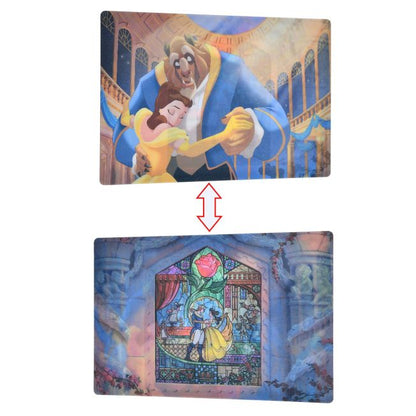 Die Schöne und das Biest Tanz Lenticular Postkarte Japan Disney Store
