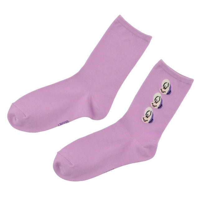 Young Oyster Triple Face Purple 36-39 Japan Disney Store
