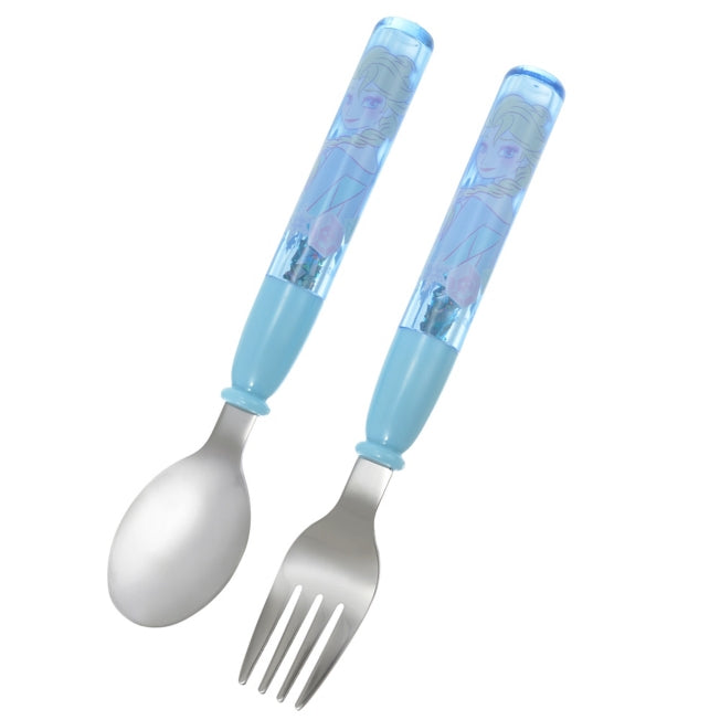 Disney Store - Elsa Löffel-Gabel Neon-Logo - Kinderbesteck Japan Disney Store