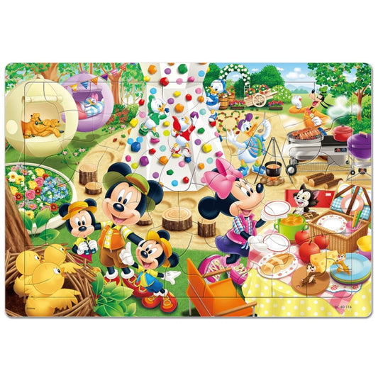 Mickey & Friends - Kinderpuzzle-Serie 60 Teilen "Suche am Campingplatz!"