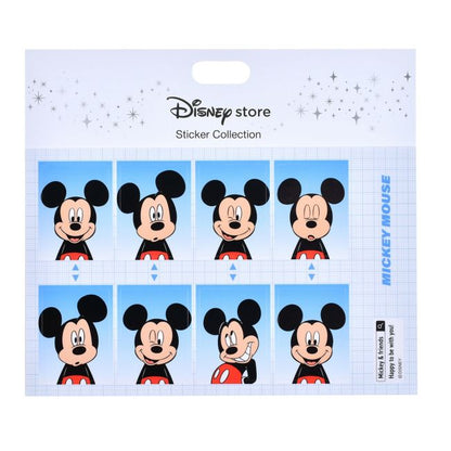 Mickey Maus Fotoaufkleber Sticker Collection Japan Disney Store