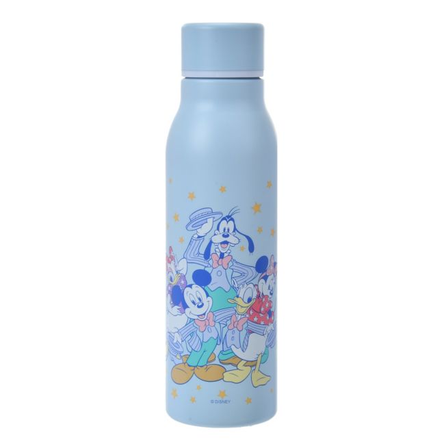 Mickey & Friends Edelstahlflasche mit Sternenmuster Japan Disney Store