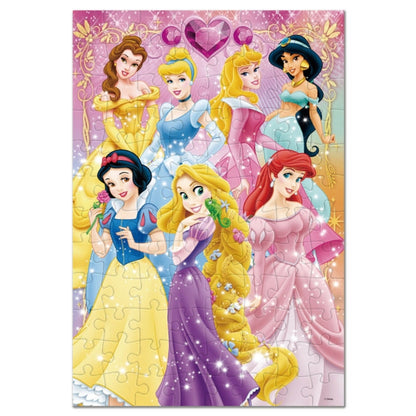 Disney Prinzessin Glitzernde Prinzessin Kinder-Puzzle 96 Teile Japan Disney Store