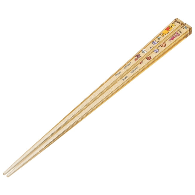 Winnie the Pooh Acryl Clear Chopsticks [21cm] Japan Disney Store