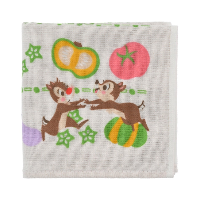 Chip & Dale Mini Handtuch aus Gaze Japan Disney Store