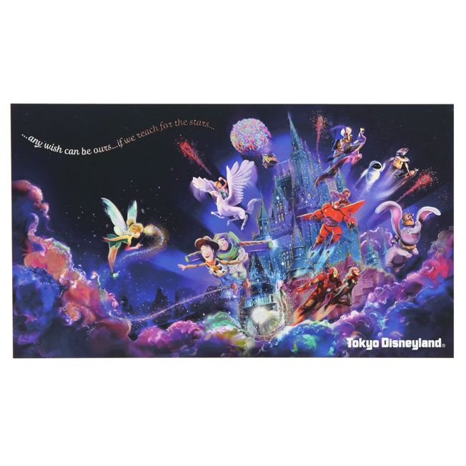 Postkarte 2 Stück Cinderella Schloss Tokyo Resort Japan Disney Store