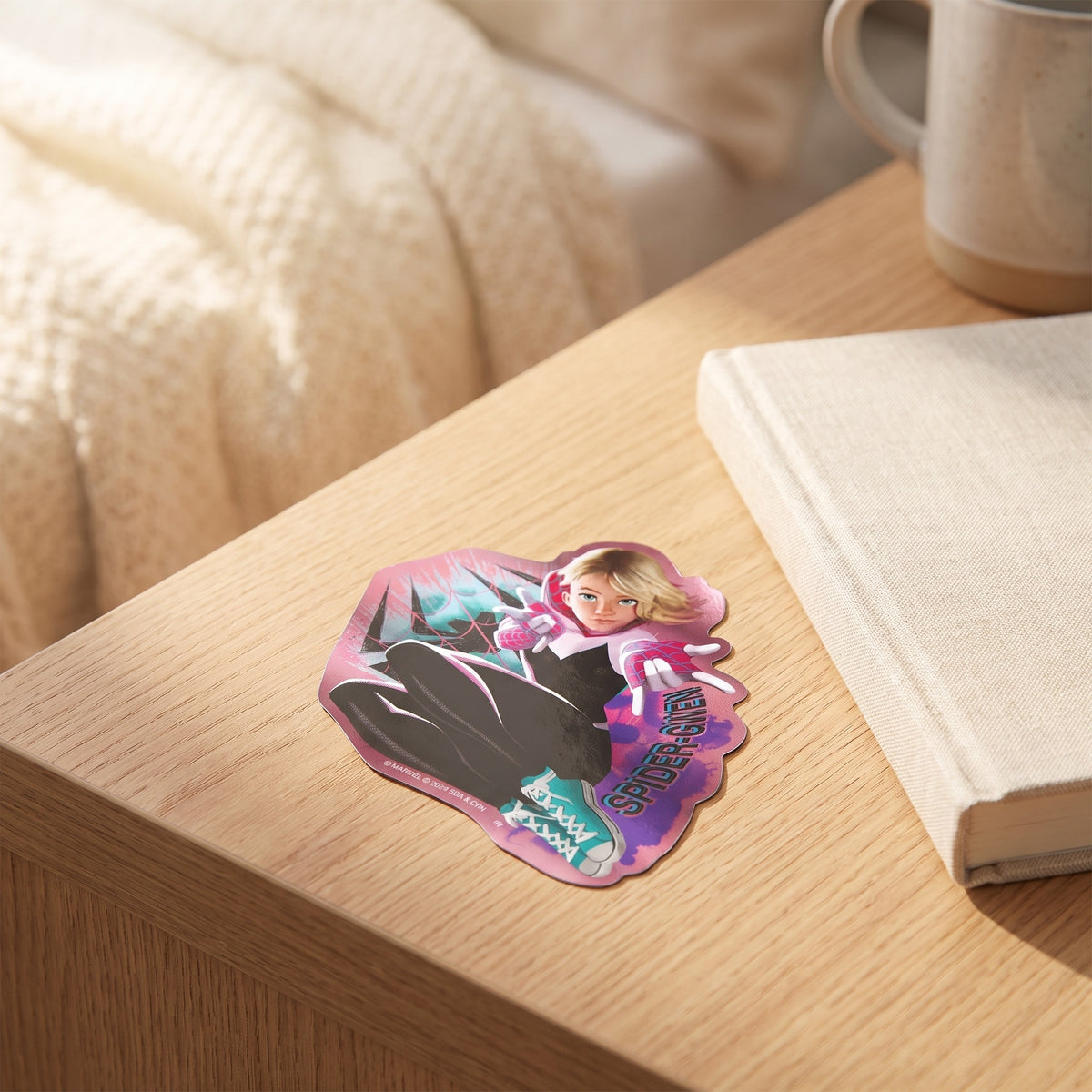 Spider-Man Across the Spider-Verse Metallic Sticker (GWEN STACY) Aufkleber – Alltag