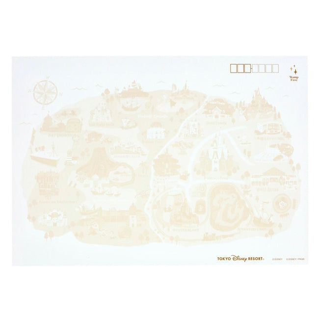 A4 Postkarte Tokyo Resort Japan Disney Store
