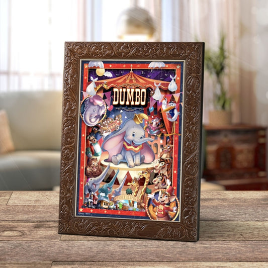 Dumbo Puzzle 108 Teile "Fliegender Dumbo und Zirkus"