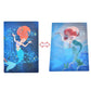 Ariel & Sebastian Postkarte Lenticular Japan Disney Store