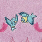 Blaue Vogel Mini-Handtuch mit Cinderella Schleifenrand Japan Disney Store