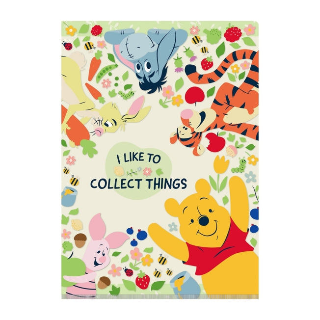 Winnie the Pooh W-Tasche Klarsichthülle Japan Disney Store