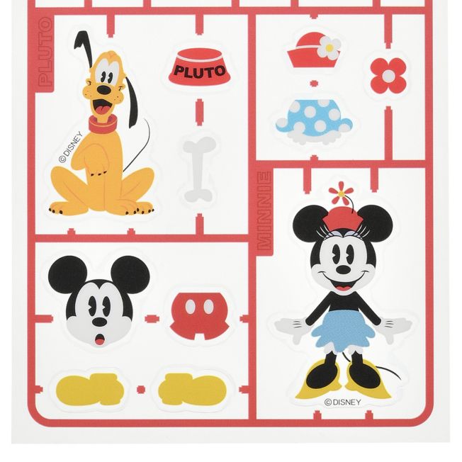 Mickey, Minnie, Pluto Aufkleber Japan Disney Store