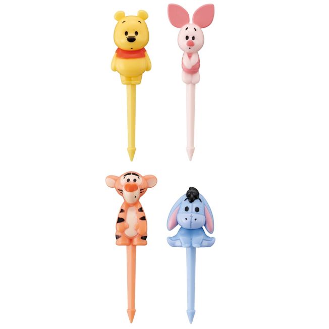 Disney Store - Skater Lunch Picks Winnie the Pooh - Lunchzubehör Japan Disney Store