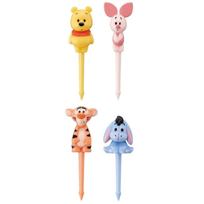 Disney Store - Skater Lunch Picks Winnie the Pooh - Lunchzubehör Japan Disney Store
