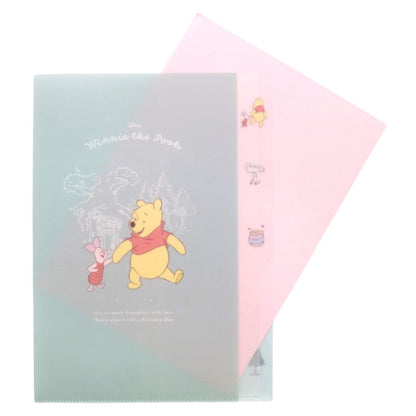 Winnie the Pooh Clear File 5P Japan Disney Store