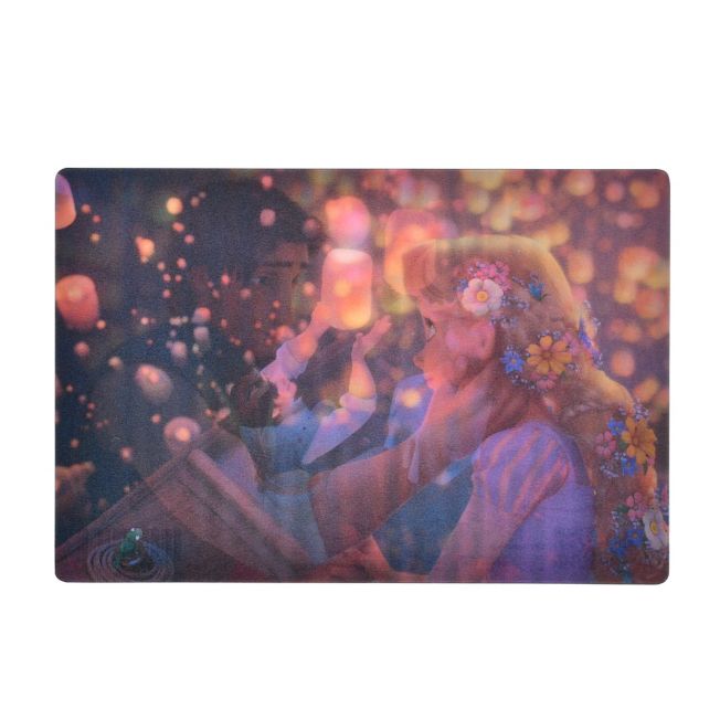 Rapunzel & Flynn Rider, Pascal Postkarte Kanu Lenticular Japan Disney Store