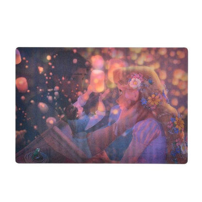 Rapunzel & Flynn Rider, Pascal Postkarte Kanu Lenticular Japan Disney Store