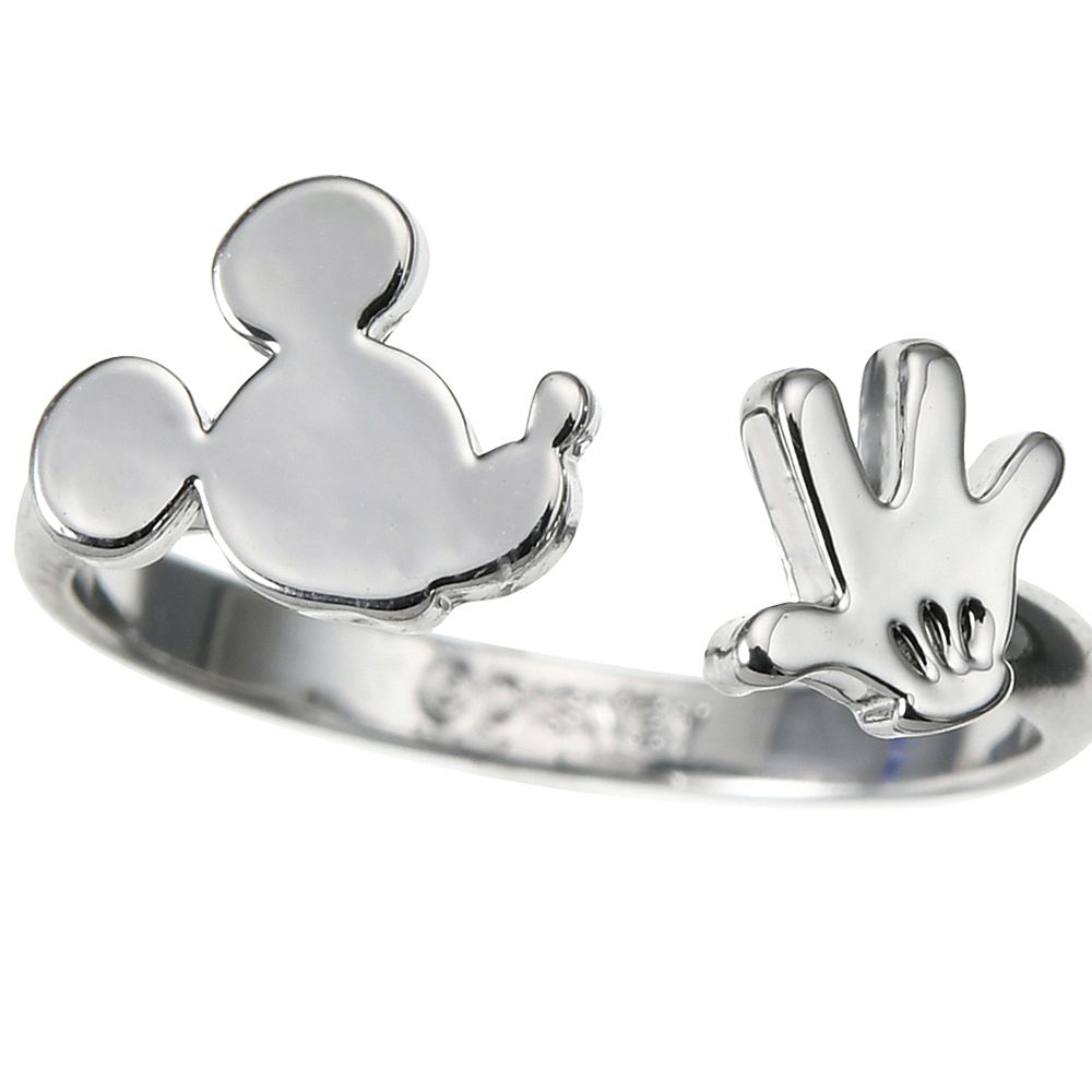 Mickey Mouse Ring – Adjustable Fork Ring with Face & Hand, Free Size