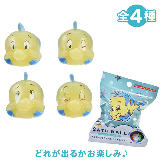 Arielle, die Meerjungfrau Badebombe Blind-Box mit Fabius Licht-Maskottchen, Grapefruit