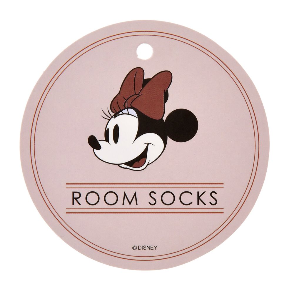 Minnie Mouse cuddly socks, pink with embroidery, sizes 36-39