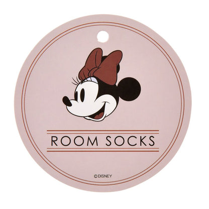 Minnie Mouse cuddly socks, pink with embroidery, sizes 36-39
