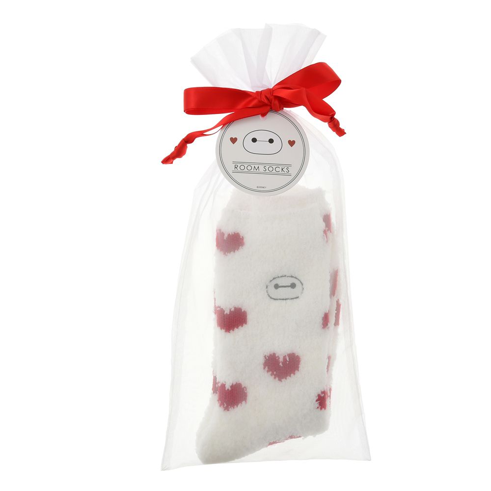Baymax Cozy Socks Heart Pattern &amp; Embroidery Sizes 36-39