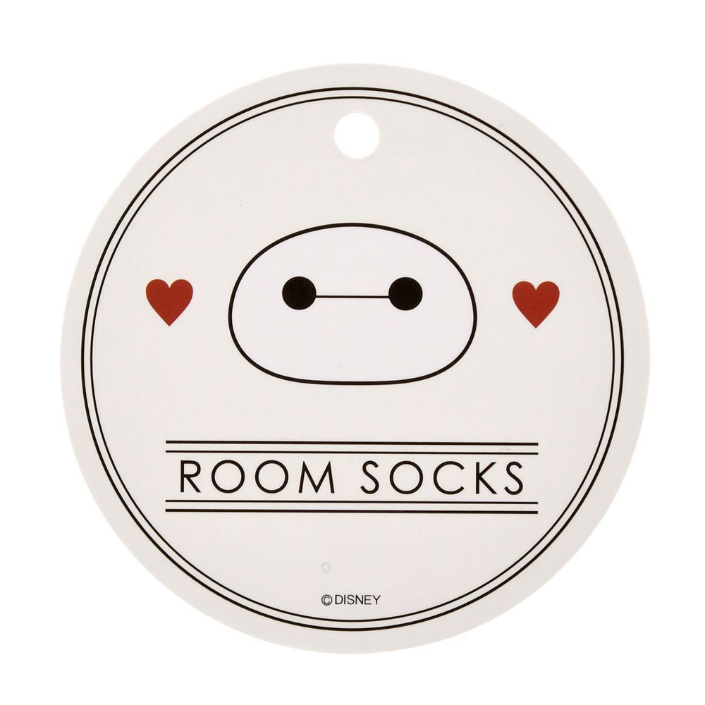Baymax Cozy Socks Heart Pattern &amp; Embroidery Sizes 36-39