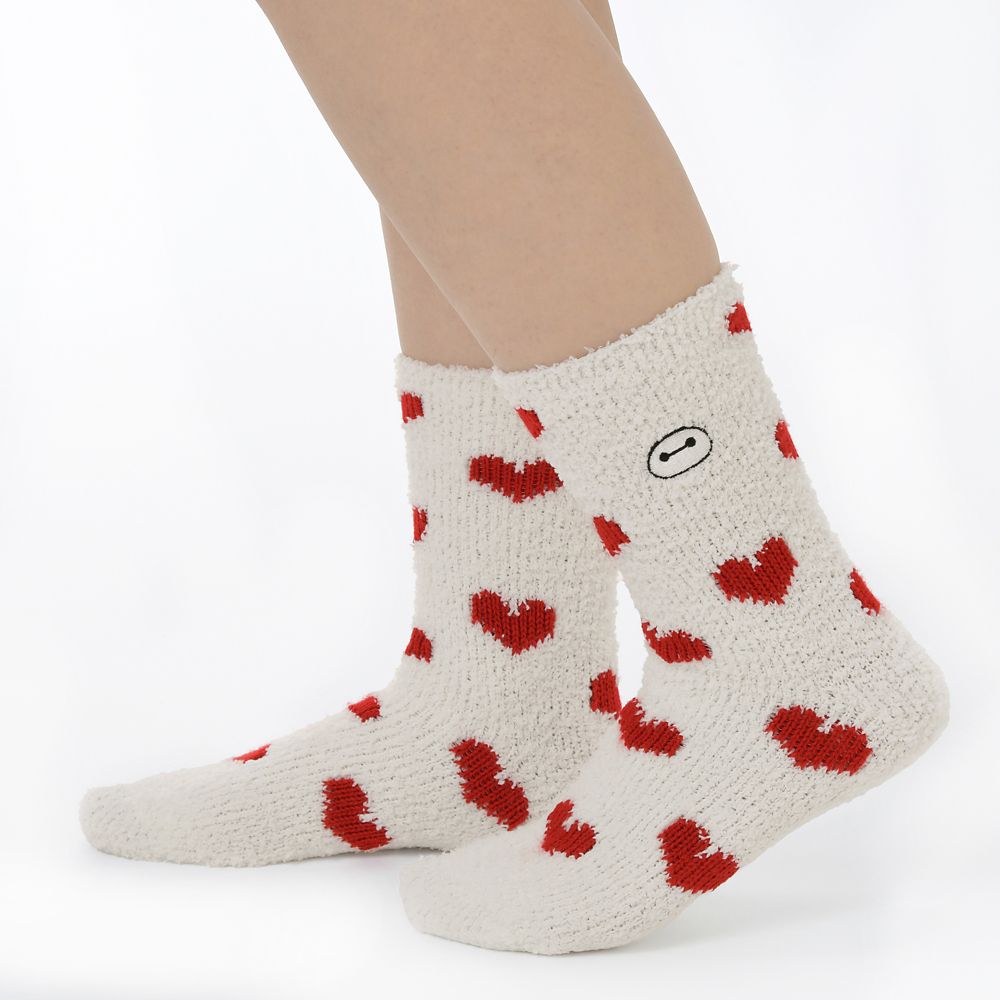 Disney Kuschelsocken Baymax – Herzmuster & Stickerei 23–25 cm