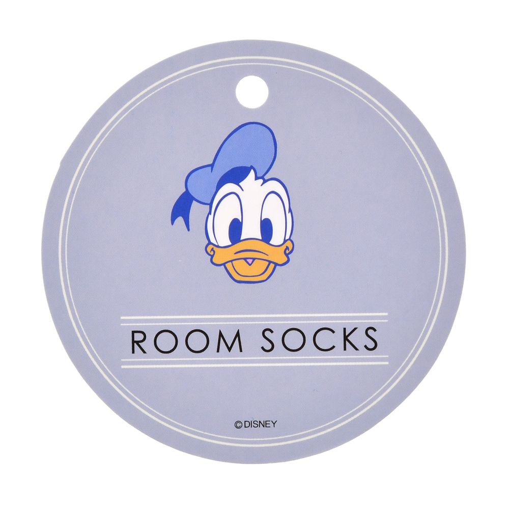 Donald Duck cuddly socks, blue, embroidered face, sizes 36-39