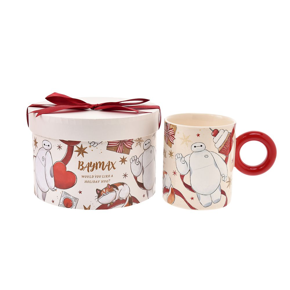 Baymax &amp; Mochi Mug with Gift Box - Holiday Edition