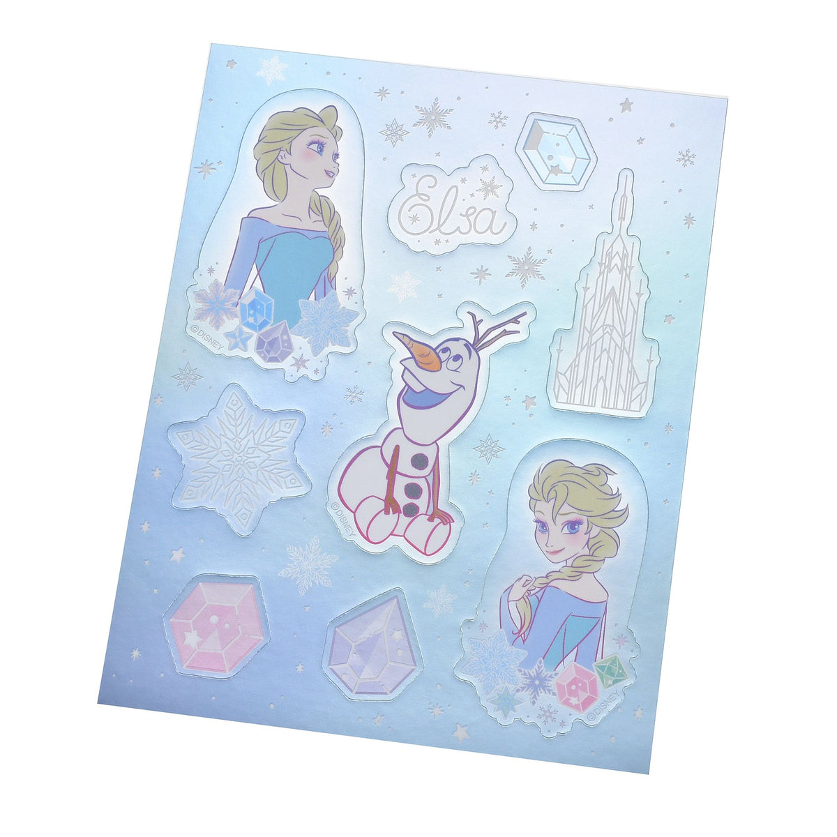 Die Eiskönigin Anna, Elsa & Olaf Kinder-Origami-Memo-Set mit Sticker – Ansicht 4