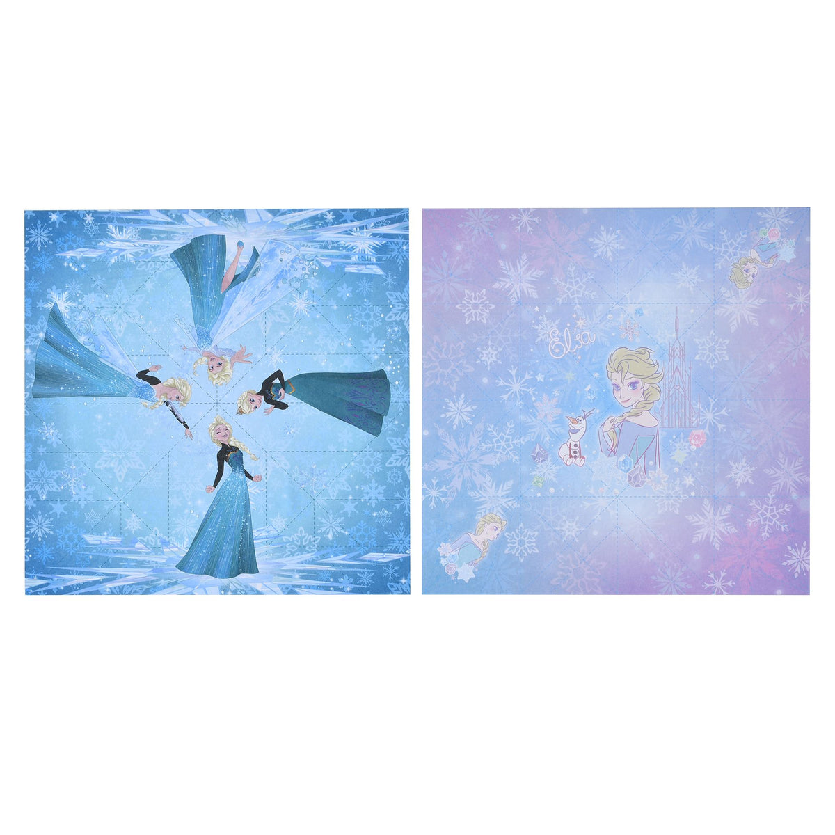 Die Eiskönigin Anna, Elsa & Olaf Kinder-Origami-Memo-Set mit Sticker – Ansicht 6