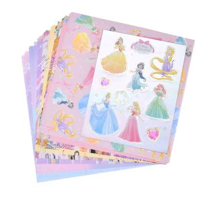 Disney Prinzessinnen Kinder-Origami-Memo-Set mit Stickern, 40 Blätter – Ansicht 2